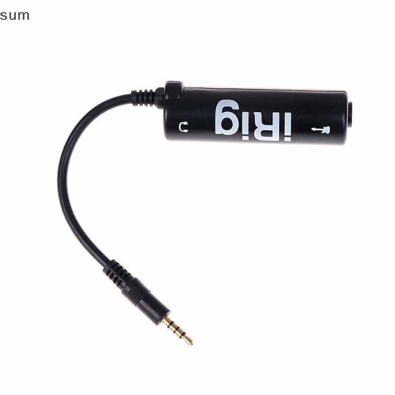 [sum] Adaptador De Cabo De Ligação De Guitarra Conversor De interface De Áudio Afinador De Efeitos De pedal BR