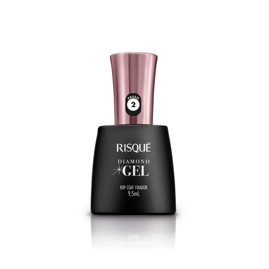 Esmalte Risque  9,5ml Diamond Gel Top Coat Fixador