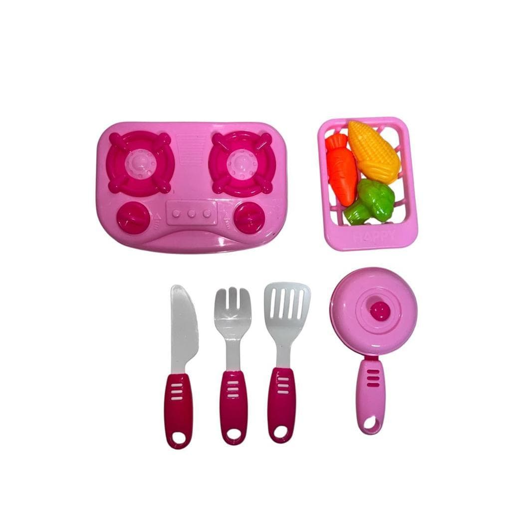 Brinquedo Kit Cozinha Infantil 11 Peças | Talheres, Panelinha e Comidinhas