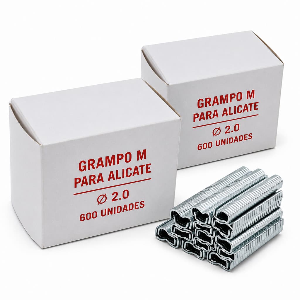 1200 Grampos Para Alicate De Arames Para Fixa Cercas Telas Gaiolas Arames