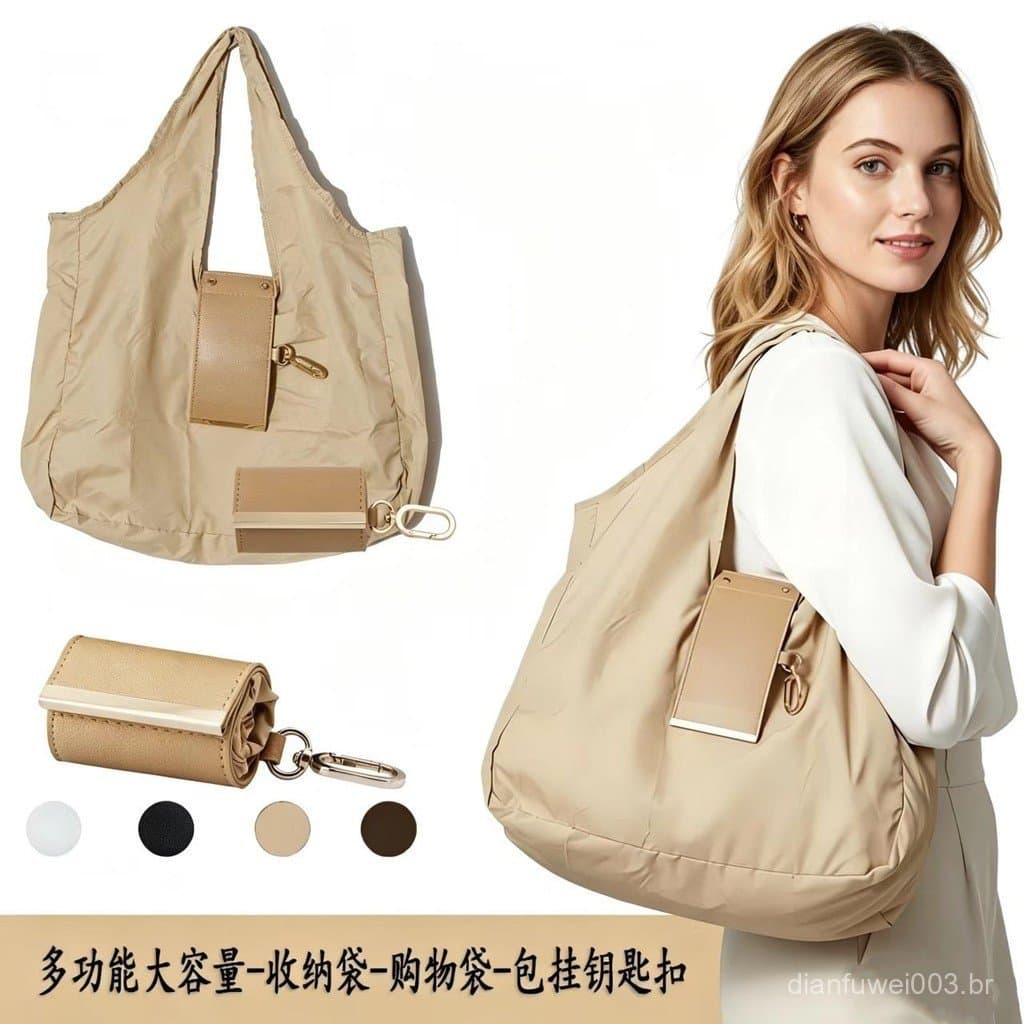 Bolsa de ombro portátil de grande capacidade para o verão, simples, para uso diário, bolsa de pano para armazenamento, b
