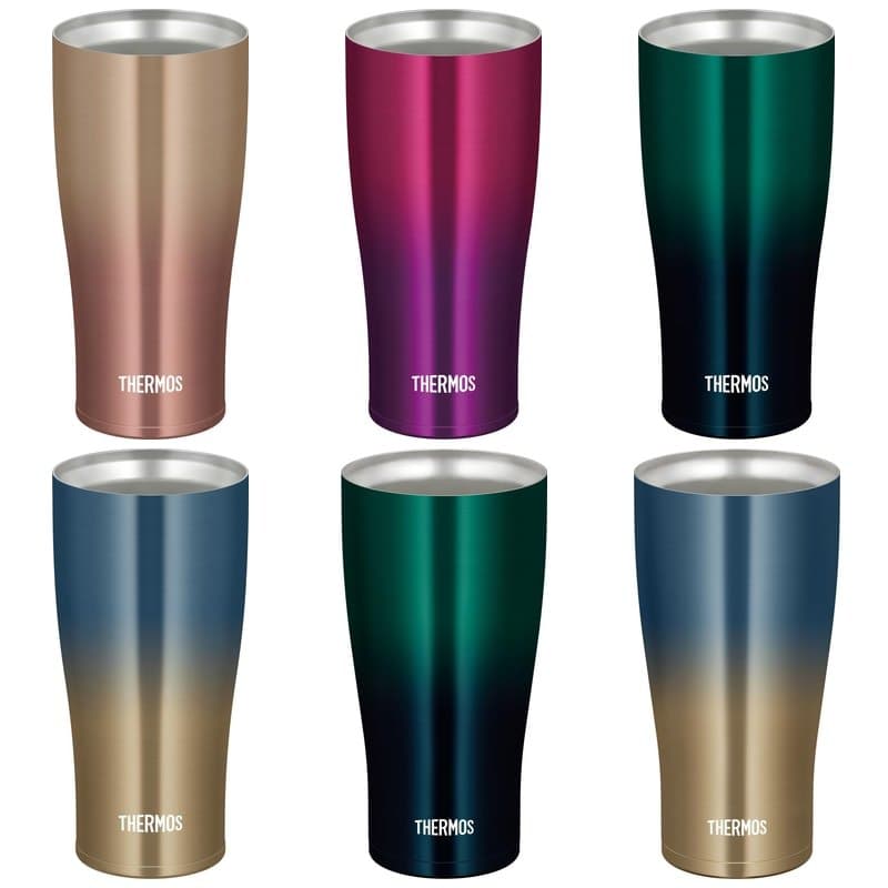 THERMOS Copo Termico a Vacuo 420ml/600ml JDE-422LTD JDE-602LTD Degrade Sem Tampa