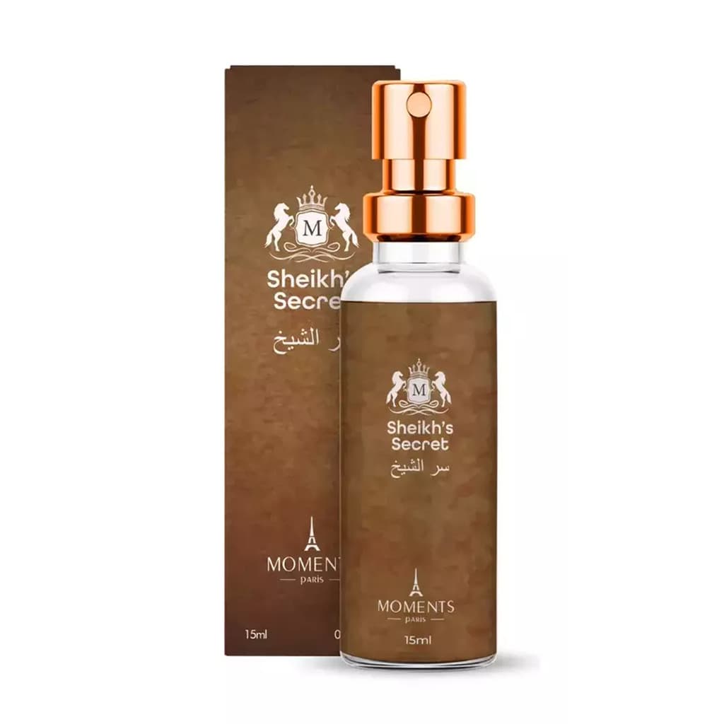 Perfume Sheikh's Secret Colecionável  Masculino Moments Paris 15 ml