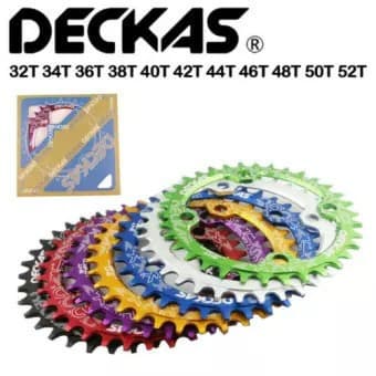 Deckas 104bcd Coroa Redonda Larga Mtb Mountain Bike 104bcd 32t 34t 36t 38t
