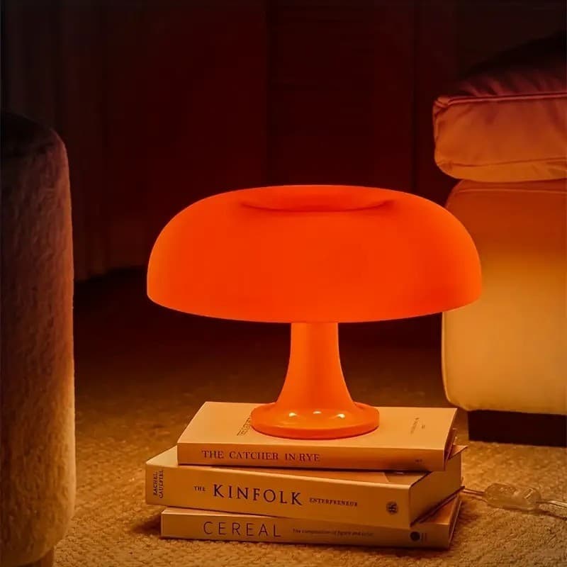 Retro Cogumelo Light/Abajur de Led Cogumelo Luminária Retrô USB para Estudo Quarto Sala Decoração Vintage