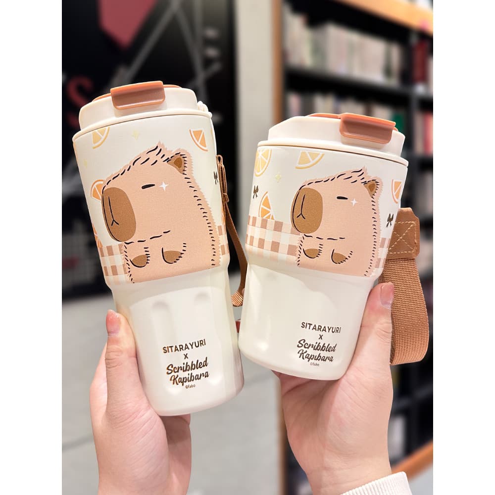 Estilo japonês copo térmico meninas 2025 novo estilo de alto valor copo de beber direto escritório xícara de café portát