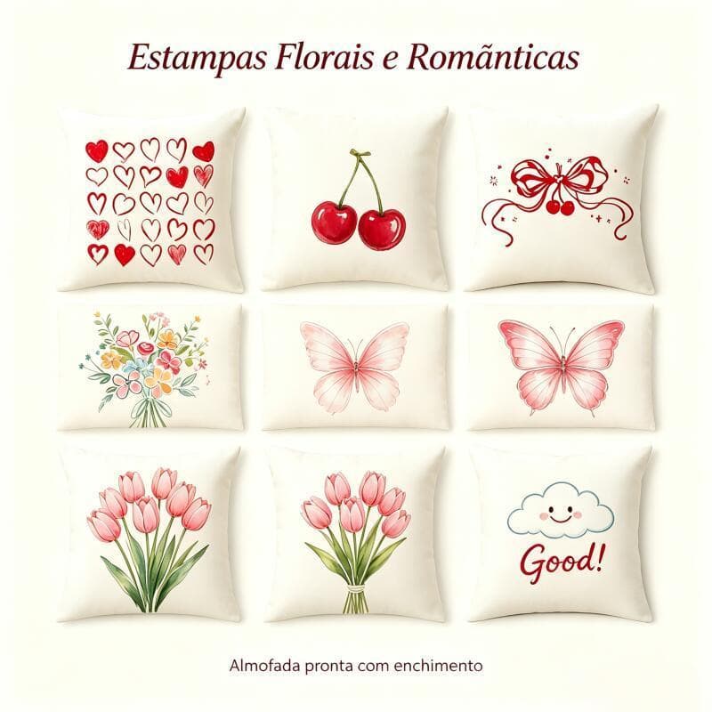 Almofada 45*45 Personalizada Escolha Sua Estampa Presente Decoração