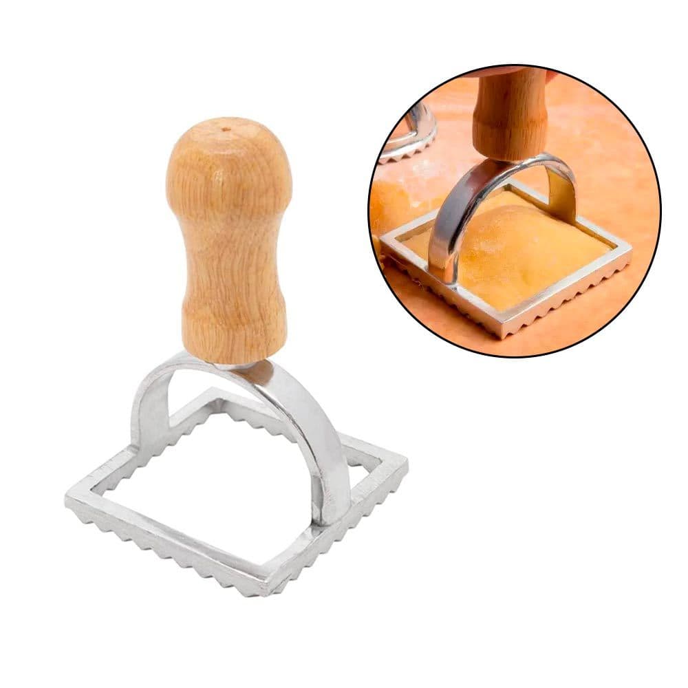 Cortador Modelador para Massa Ravióli Quadrado 7cm