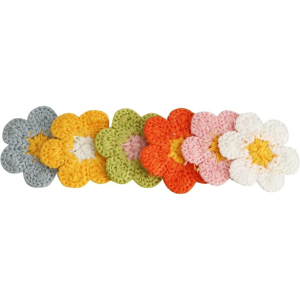 30 Patches de Flores Margaridas, 6 Cores de Apliques Bordados de Margaridas para Costurar, Flores Fofas para Crochê para