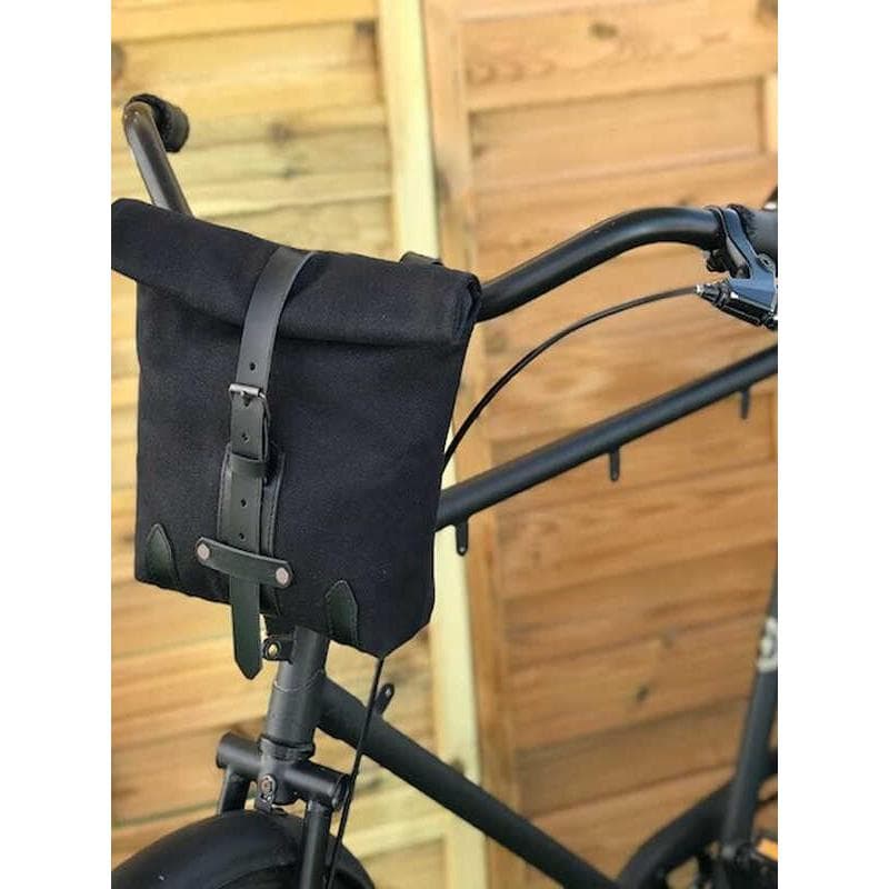 Estilo Retro saco lateral da motocicleta Batik lona bezerro veículo elétrico cabeça saco respingo à prova dwaterproof ág