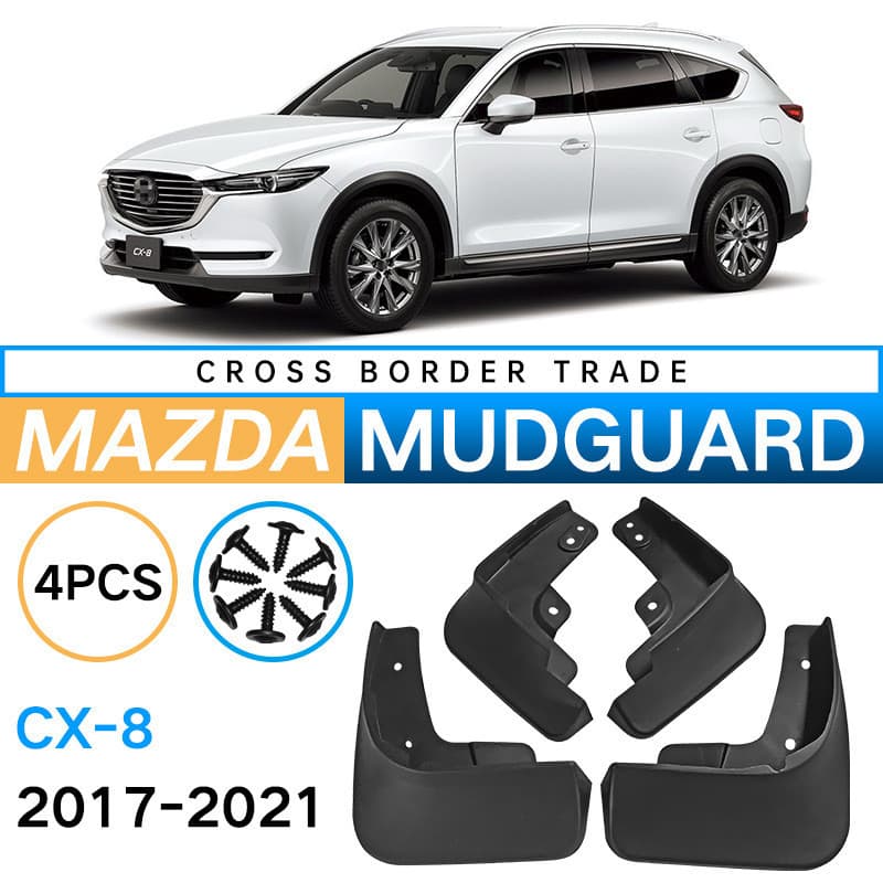 Adequado para Mazda CX-8 20017-2021 pneu de carro paralama de borracha macia fábrica pronto estoque