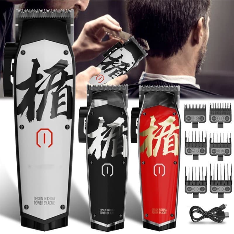 Maquina Cortar Cabelo Profissional Madeshow M10 Sem Fio