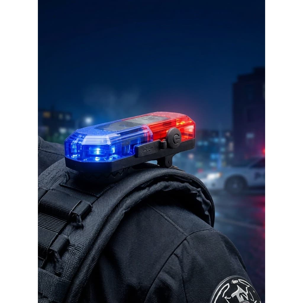 Veículo elétrico LED estroboscópio bem luz estroboscópica indicador à prova dwaterproof água vermelho azul carregamento