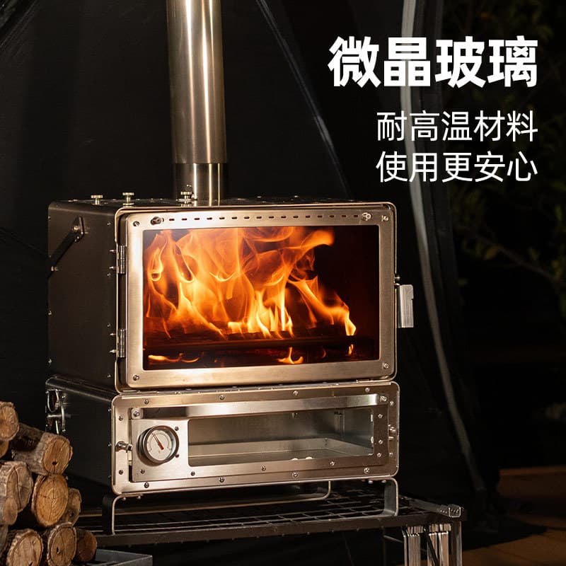 Sanfeng Out estilo ocidental lareira versão 2.0 tenda fogão armazém de partículas acampamento Multi-Purpose Desktop fogã