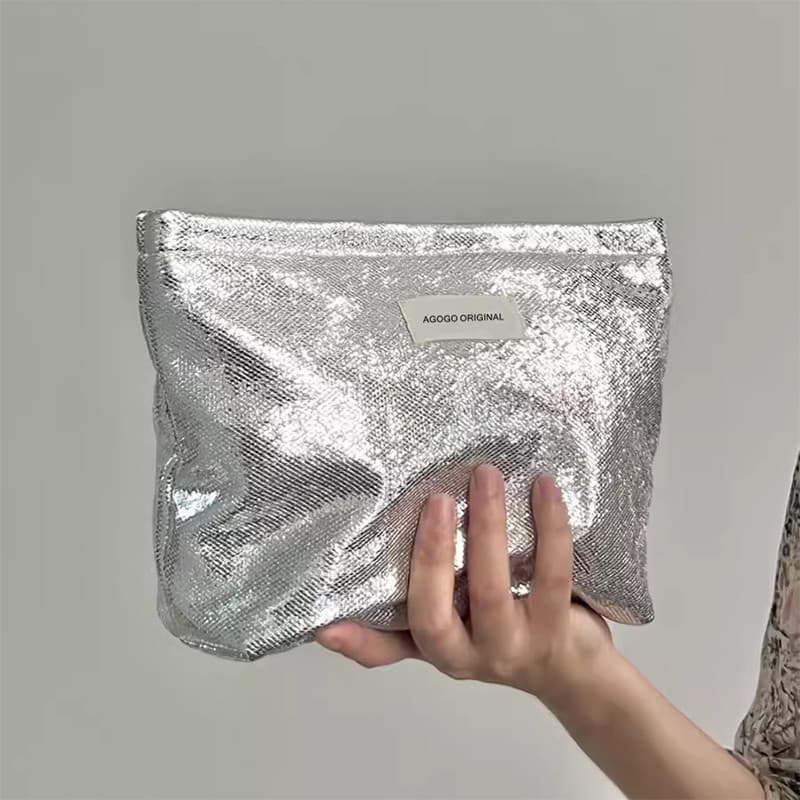 Saco de embreagem estroboscópico Original novo estilo saco cosmético grande capacidade saco de higiene pessoal Outing sa