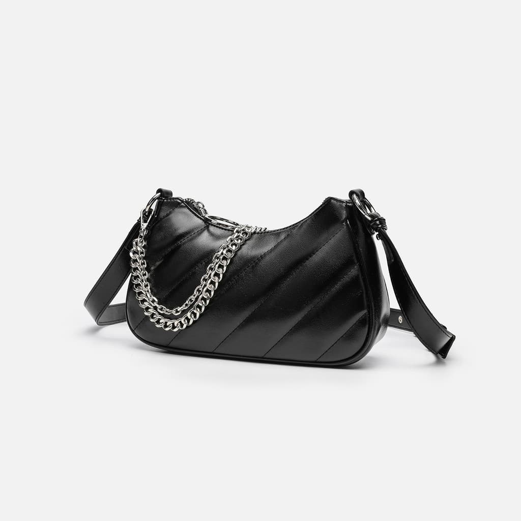 High-End corrente axilas saco feminino 2026 novo estilo nicho Design Baguette saco All-Match ombro saco do mensageiro Cr