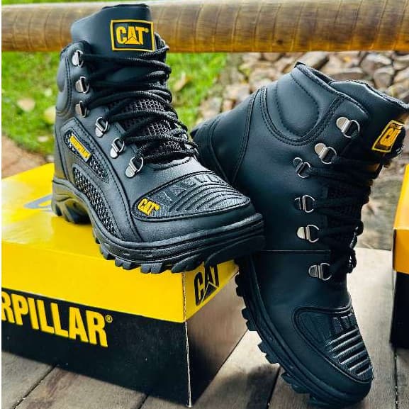 Bota Coturno Caterpillar Botina Masculino Impermeável Promoção Pronta Entrega