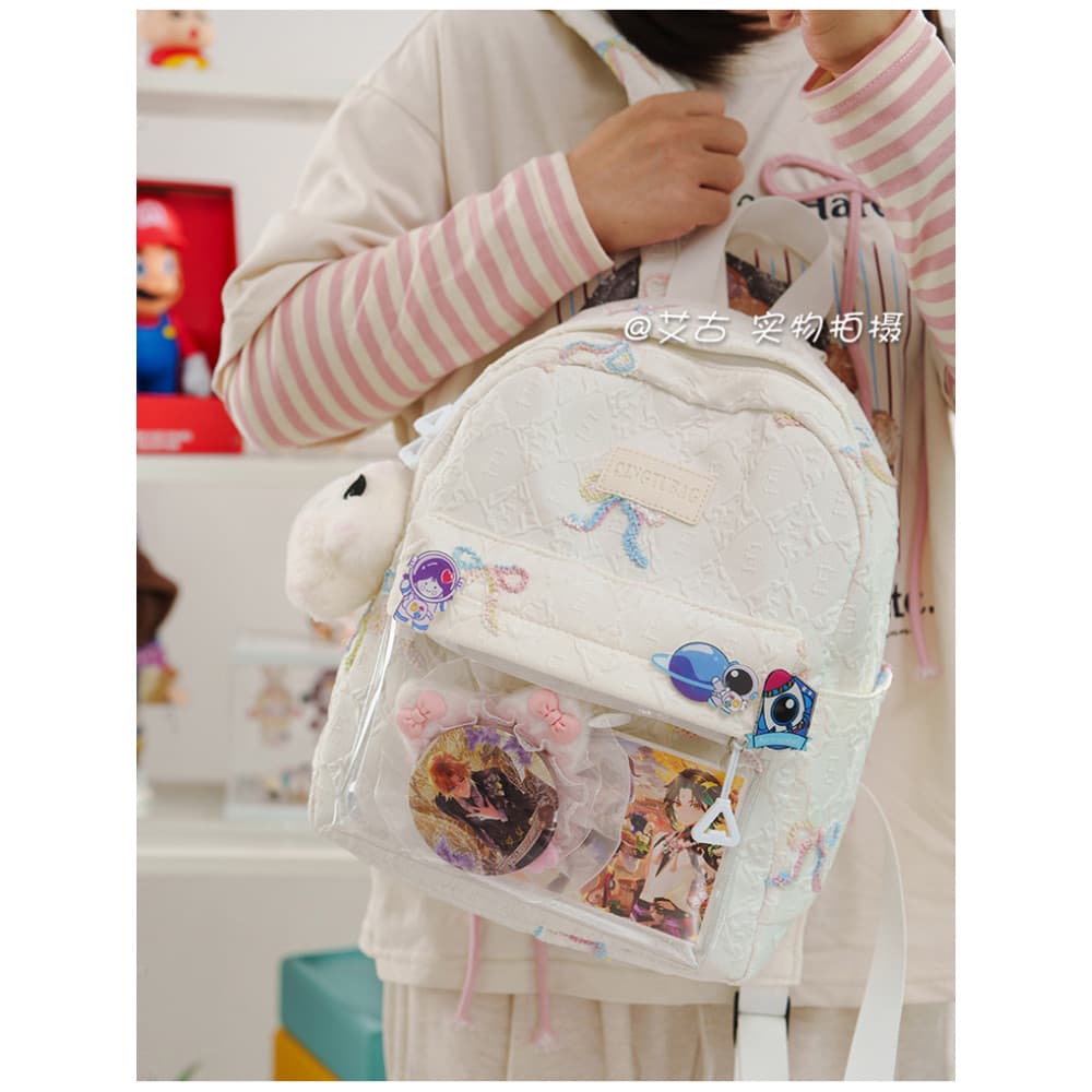 Nicho diário ir para a escola mochila do ensino médio saco de dor de cereais pequena quantidade de alimentos mochila tra