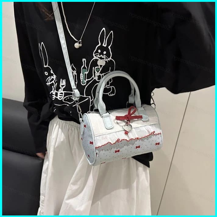 PS Nicho design Bolsa De Ombro Com Estampa De Arco Elegante E Versátil Estilo Doce Feminino