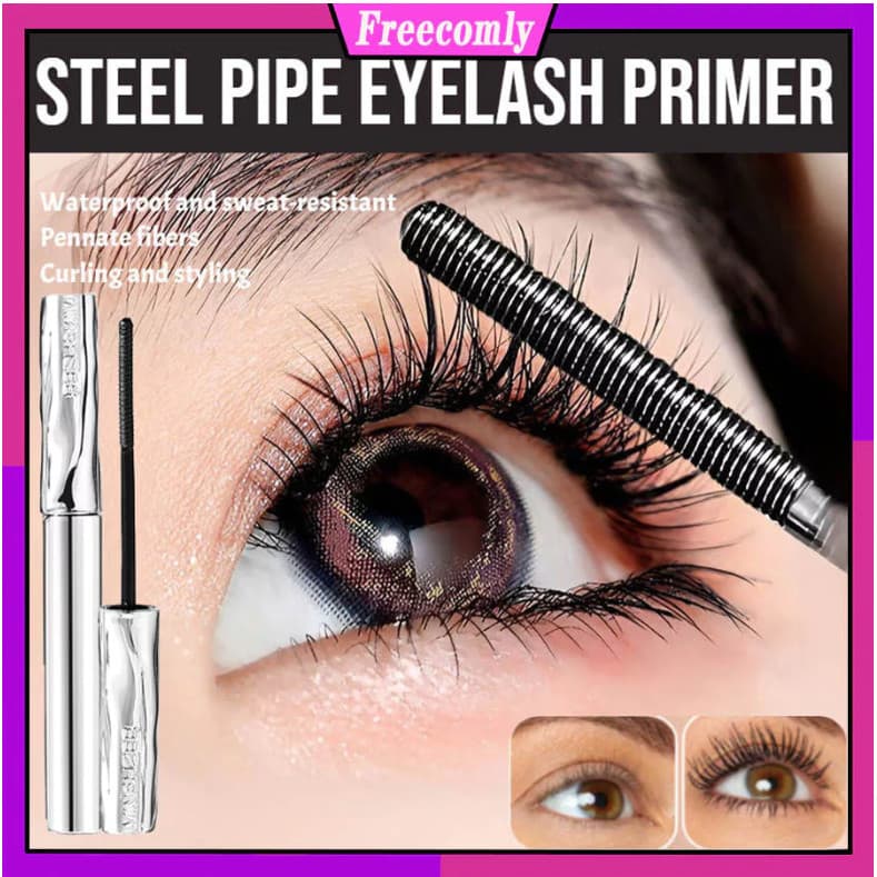 【Duradoura e Volumizante】Waterproof Long Lasting Smudge-Proof Mascara/Máscara de Cílios/Aço/Antiborrão