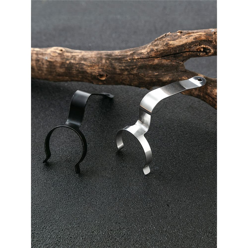 Garrafa de água criativa, gancho de 7 caracteres, simples, bebida, garrafa de água Mineral, clipe de suspensão, aço inox