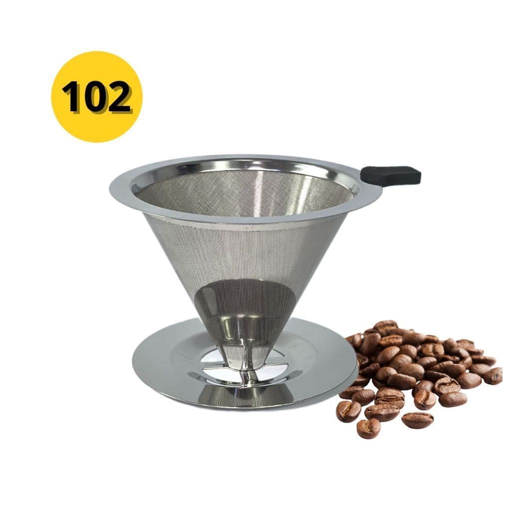 Filtro de Café e Chá Inox 102 – Reutilizável Durável e Econômico