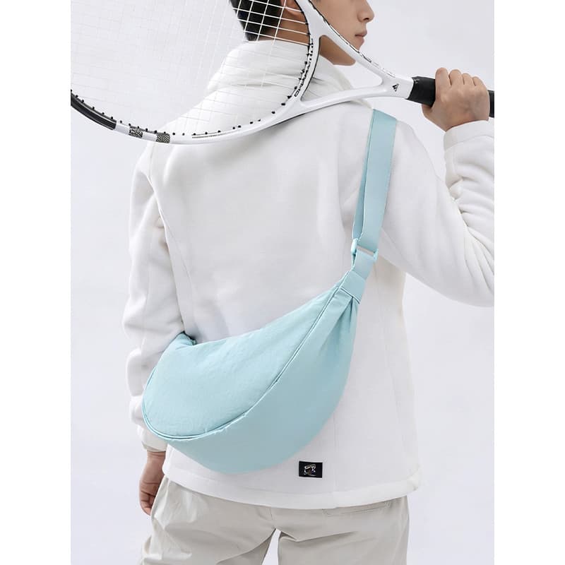 Viagem ao ar livre saco do mensageiro de náilon colorido lazer saco leve All-Match Macaron cor bolsa de ombro compras sa