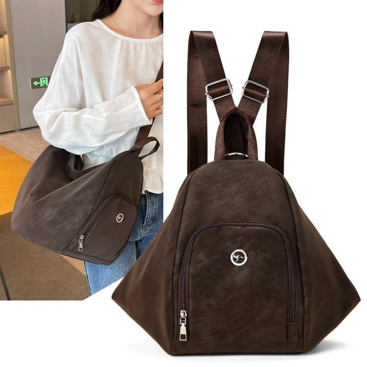 2026 novo estilo moda all-match mochila feminina grande capacidade leve simples all-match multifuncional bolsa de ombro