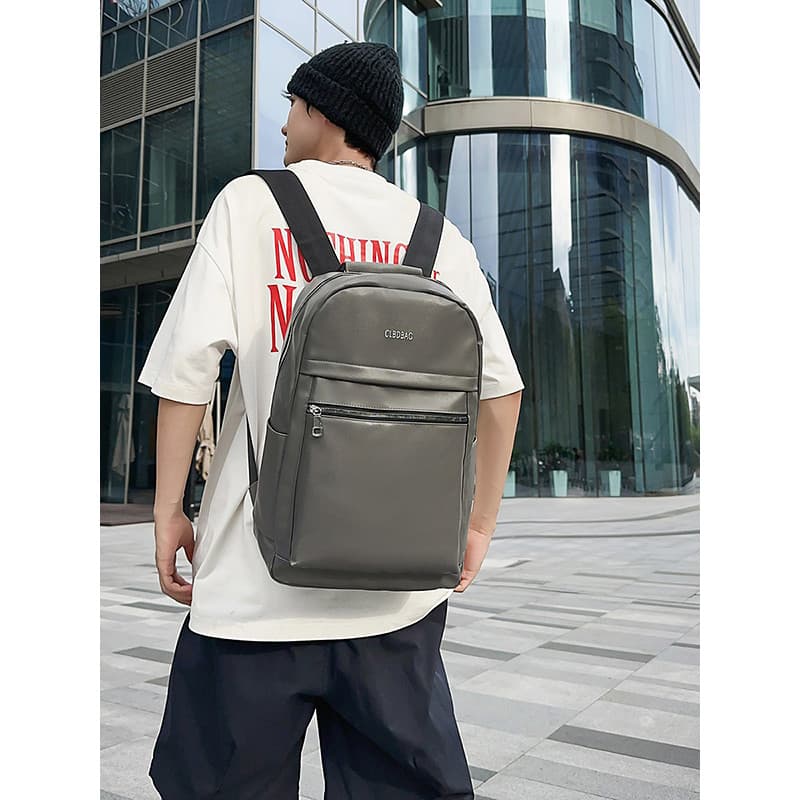 Mochila feminina 2025 novo estilo na moda versão coreana All-Match moda couro macio senhoras mochila influenciador viage