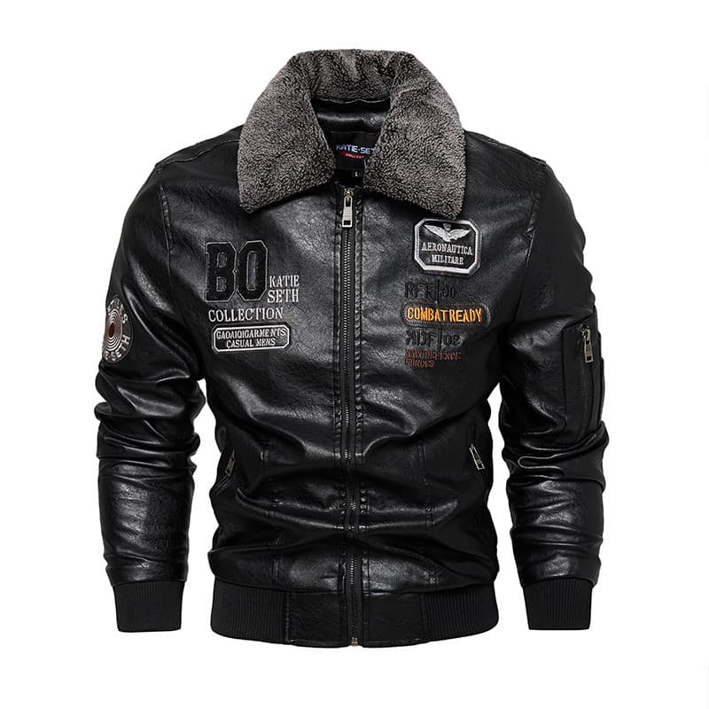 Forro de lã engrossado jaqueta de couro masculino 2025 outono inverno novo estilo versão coreana na moda moda motociclet