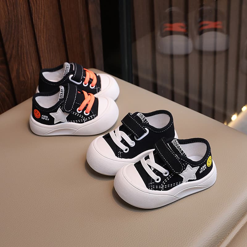 Crianças sapatos de lona primavera outono 1-3 anos de idade meninos sapatos de bebê da criança tênis 0 crianças meninas