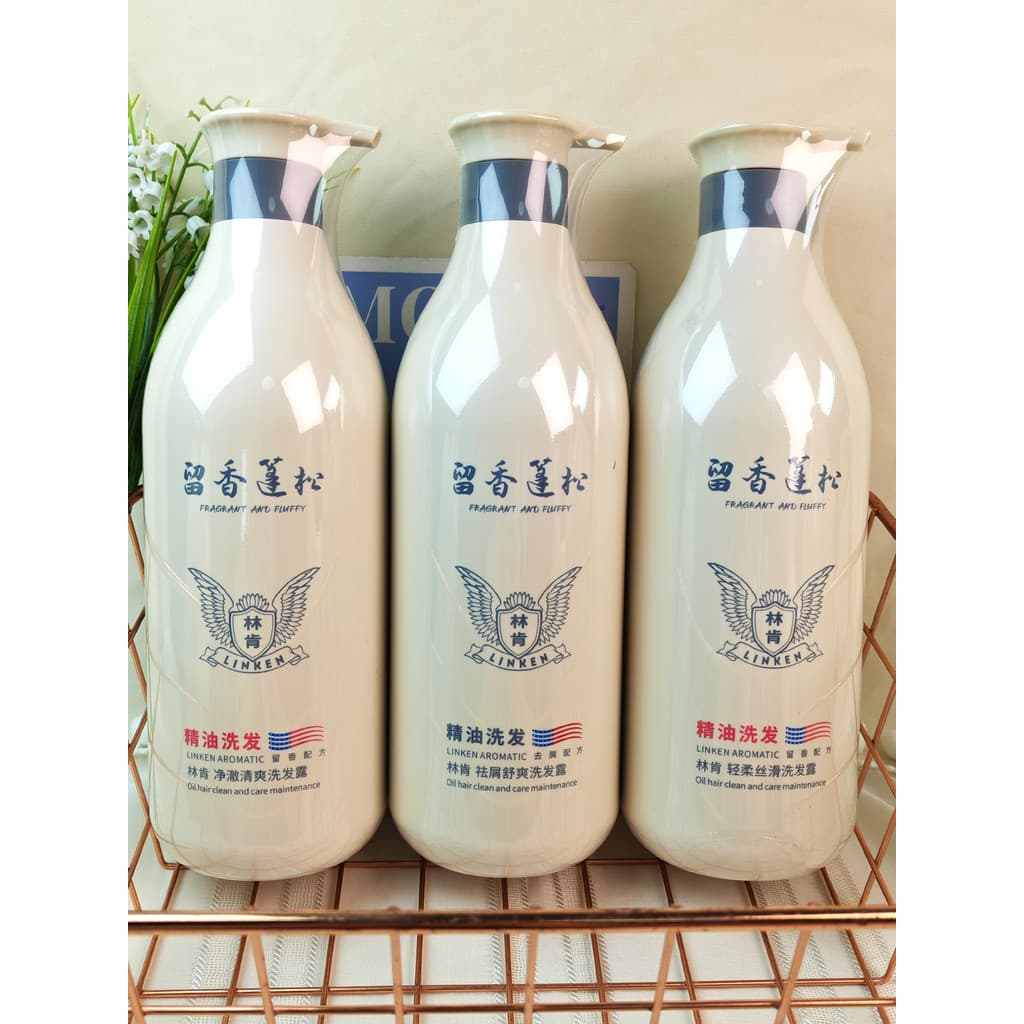 Lincoln óleo essencial anti-caspa anti-coceira shampoo suave sedoso shampoo limpo refrescante condicionador lavagem corp