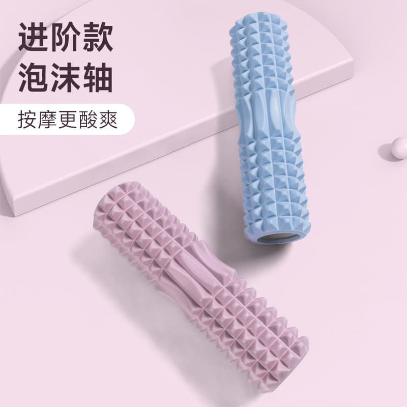 Rolo de espuma para relaxamento muscular, fogão profissional, rolo de massagem Mace, equipamento de ioga, vara Langyang