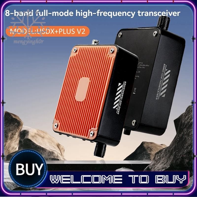 USDR USDX + Plus V2 Transceptor QRP SDR De 8 Bandas Para Todos Os Modos HF SSB Com Alto-Falante De Tela LCD Plugue Ue