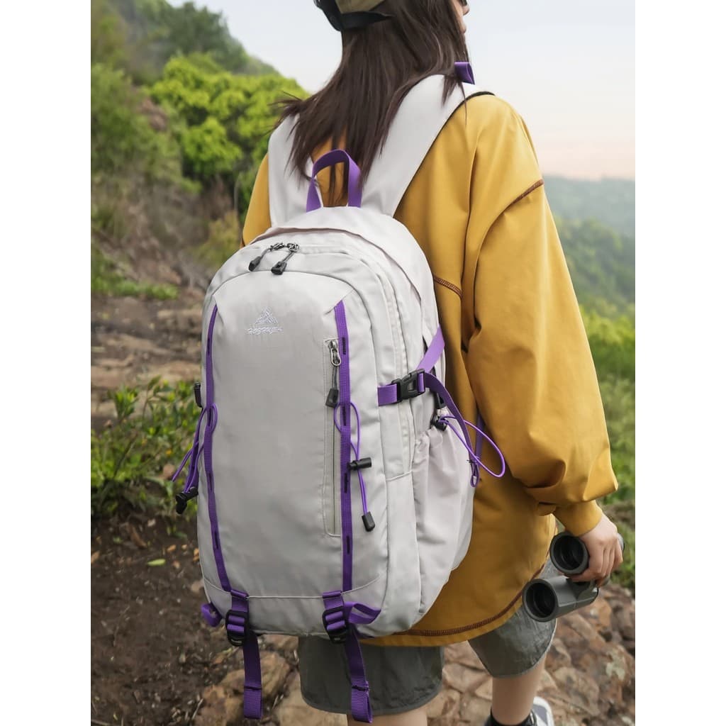 Bolsa leve de escalada ao ar livre, multicolorida, opcional, repelente de água, bolsa escolar para estudantes, viagem de