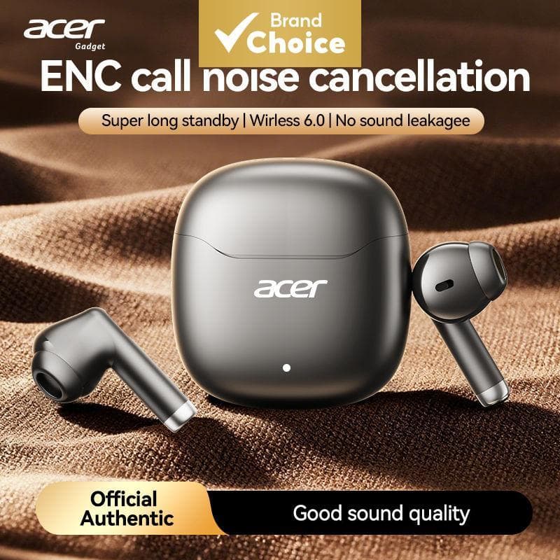 Acer OHR617 Fones De Ouvido Sem Fio Tipo-C Bluetooth Com Microfone TWS Som Estéreo Bluetrum AB5756T Chip Suporte Multipr