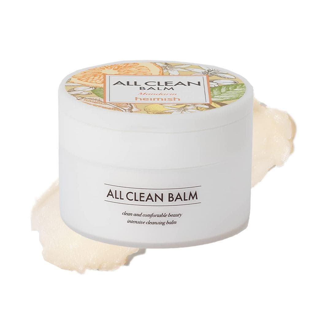 HEIMISH All Clean Balm Mandarin 4.0fl.oz/120ml - Bálsamo, Removedor de Maquiagem à Prova d'Água, Limpador Facial, Limpad