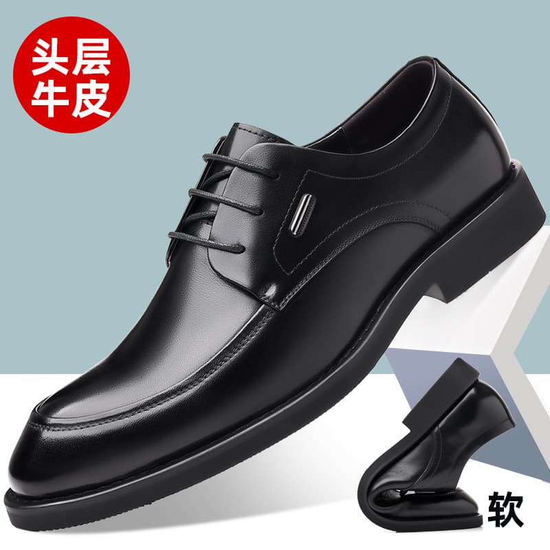 Primeira camada de couro High-End couro genuíno negócios Casual sapatos de couro Formal 2026 novo estilo estilo britânic