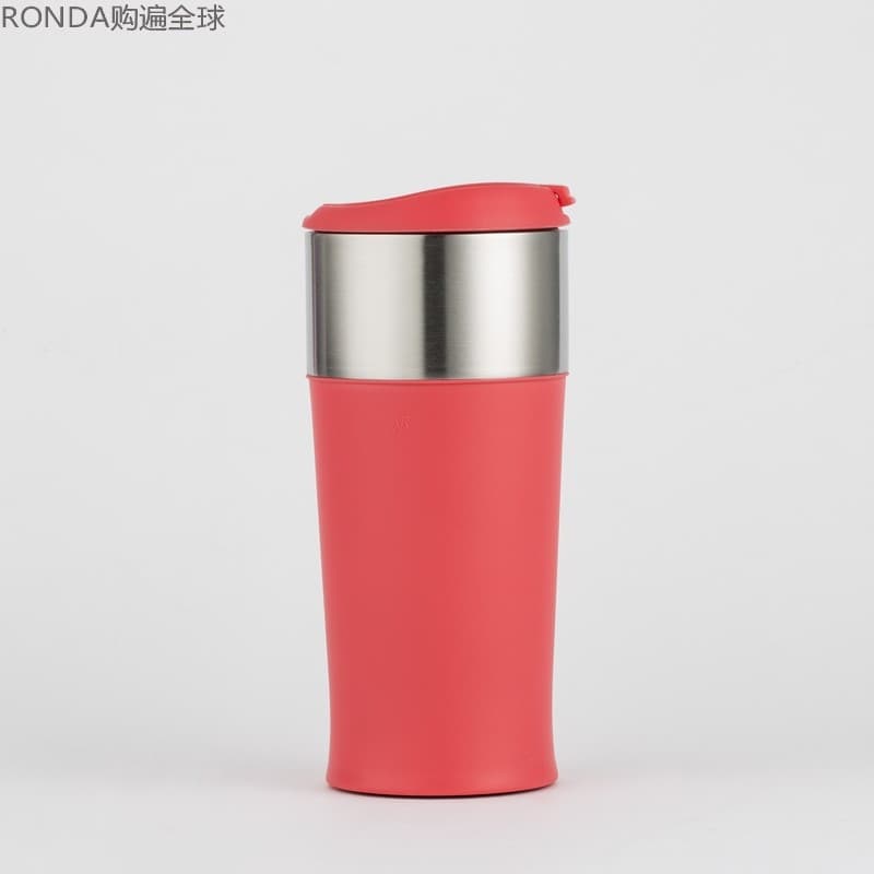 Coreia importada JVR moda copo térmico de aço inoxidável xícara de chá xícara de café estudante copo de água 350ml multi