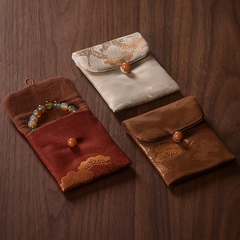 Saco de tecido para embalagem de joias, saco de presente para acessórios, bolsa, saco da sorte, saco para pulseiras e it