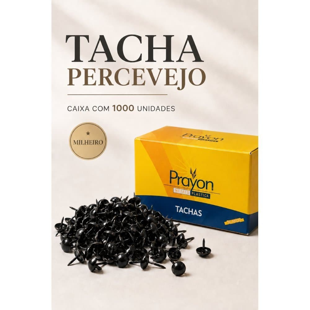 Tacha Percevejo Nº100 Para Estofado Milheiro 1000 Unidades