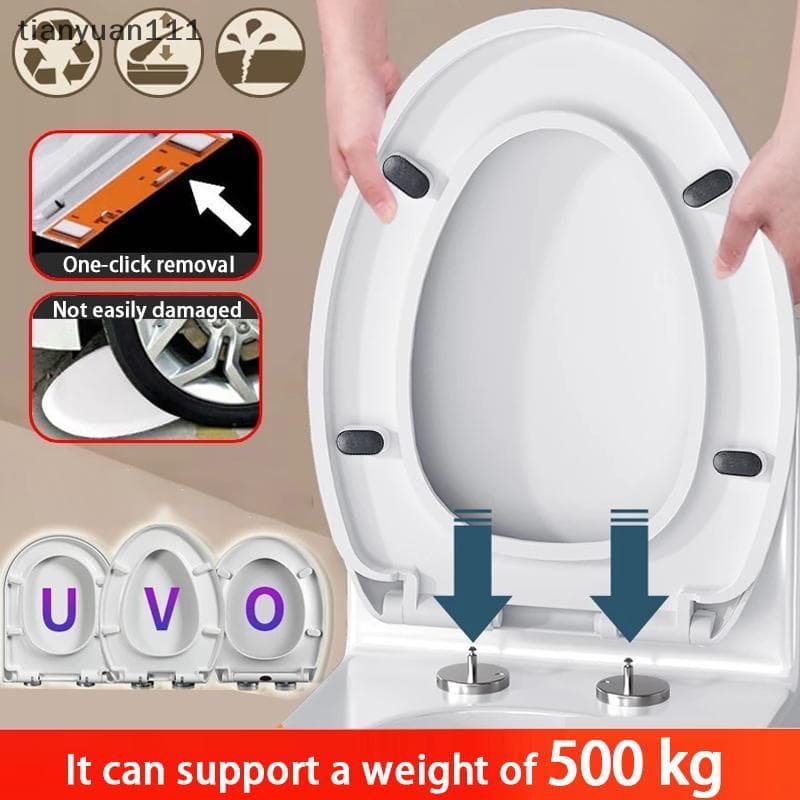 tianyuan111 [Instala Em 1 Segundo] Assento Sanitário Inquebrável E Ajustado Com Todas As Marcas Assentos Sanitários Form