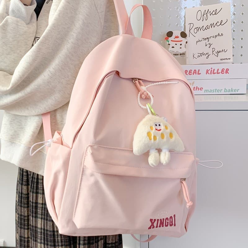 Mochila versátil de estilo japonês para estudantes universitárias, mochila de viagem elegante e leve, mochila estilo ins