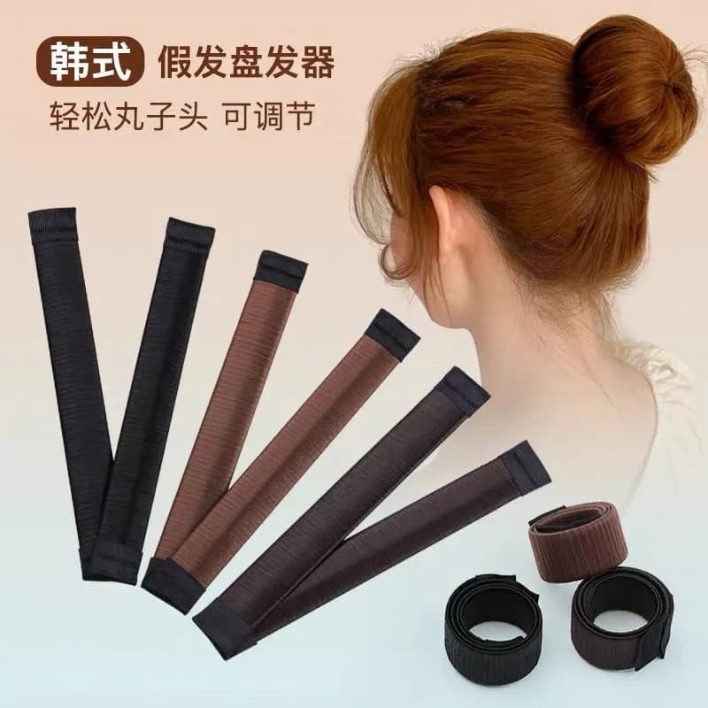 Estilo coreano bobina de cabelo cocar bola cabeça flor Bud cabeça dispositivo estilo ferramenta cabeleireiro preguiçoso
