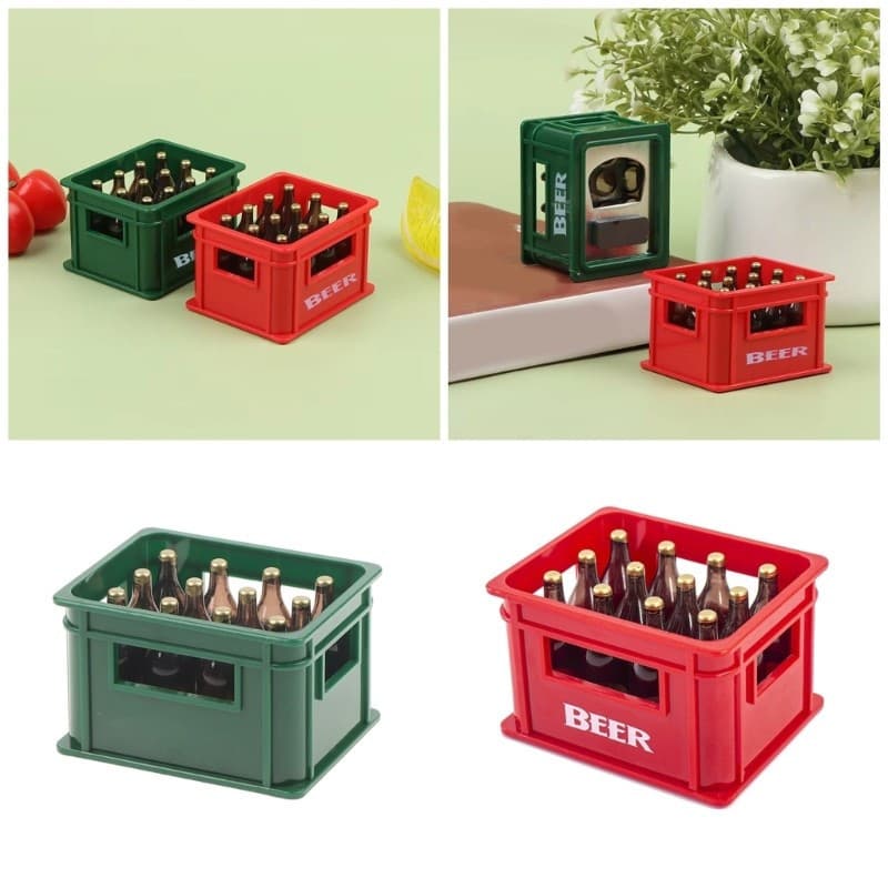 * 1 12 Escala Bonecas Garrafa Cerveja Miniatura Caixa Como Modelo Projeto Acessório Para Cole