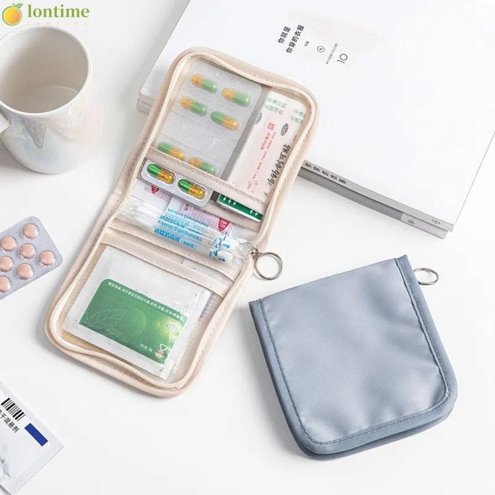 LONTIME Mini Bolsa , Dobrável Com De Armazenamento Zíper , Pequena Multifuncional À Prova De Umidade Abertura Grande
