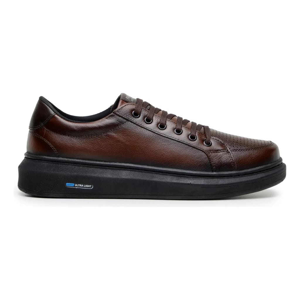 Sapatenis Tenis Masculino Couro Legitimo Moderno Original