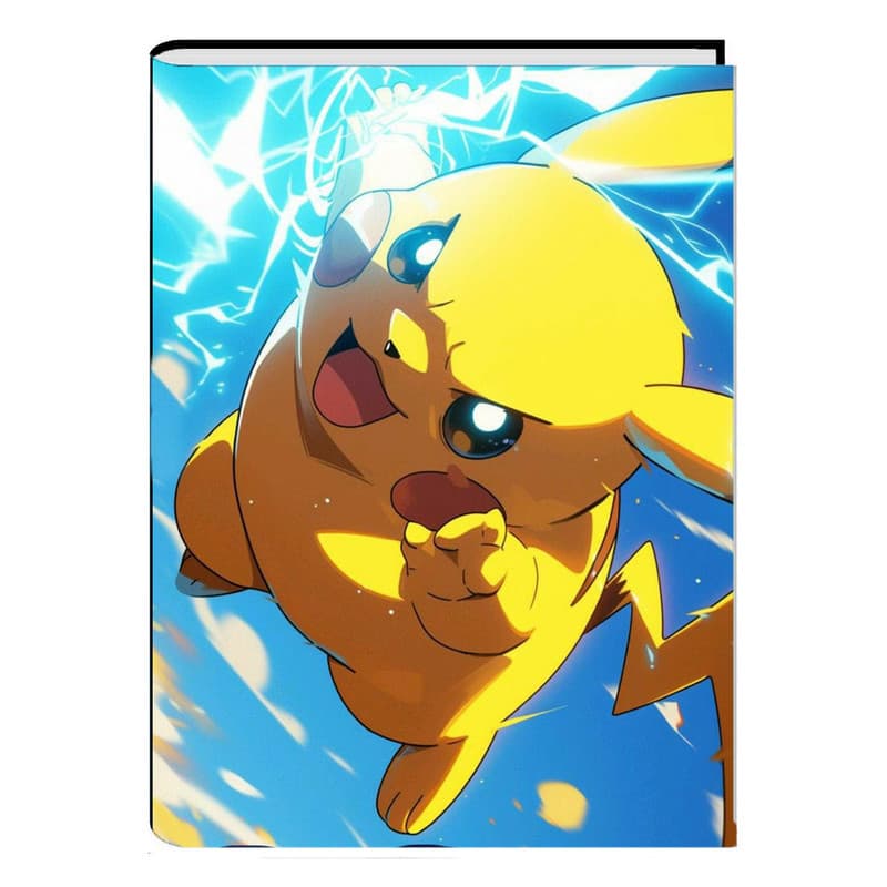 Caderno Pikachu  Brochura Pequeno 96 Folhas