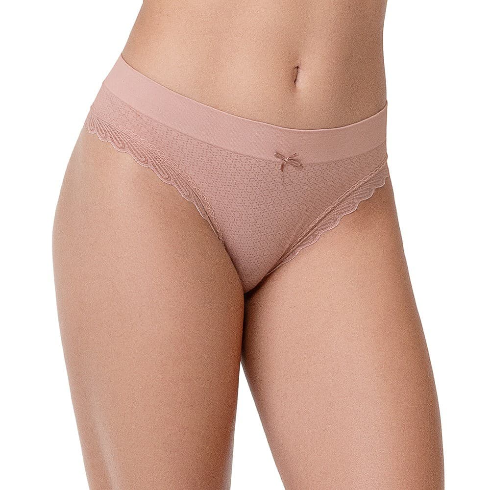 CALCINHA BIQUINI ANATOMICA JACQUARD SEM COSTURA - ZEE RUCCI