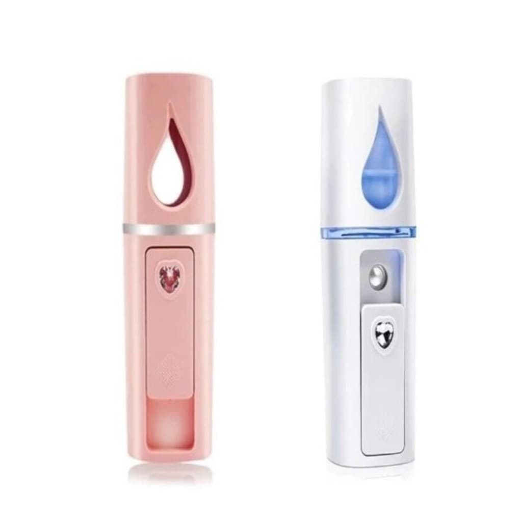 Umidificador Nano Mister Spray Vaporiza Atomizador Hidrata Facial Rosto E Cilios Usb Recarregável